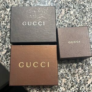 3 Empty brown gucci original box 💯
